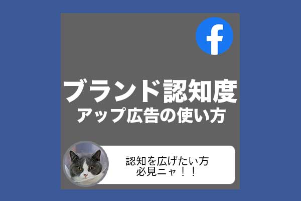 5分で理解 Fb広告 ブランド認知 使い方 やさしいネット集客の教科書